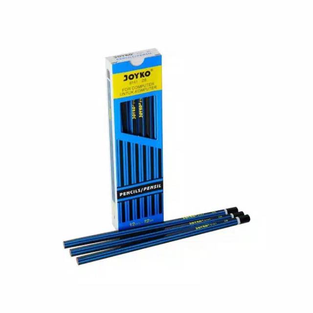 

Joyko Pensil Biru 2B Isi 12 Pcs