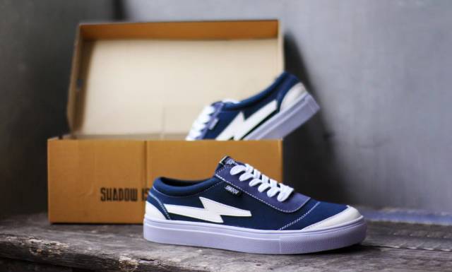 Sepatu Lokal Shoes Local Pride SIF Origin OS Low Cut Navy White