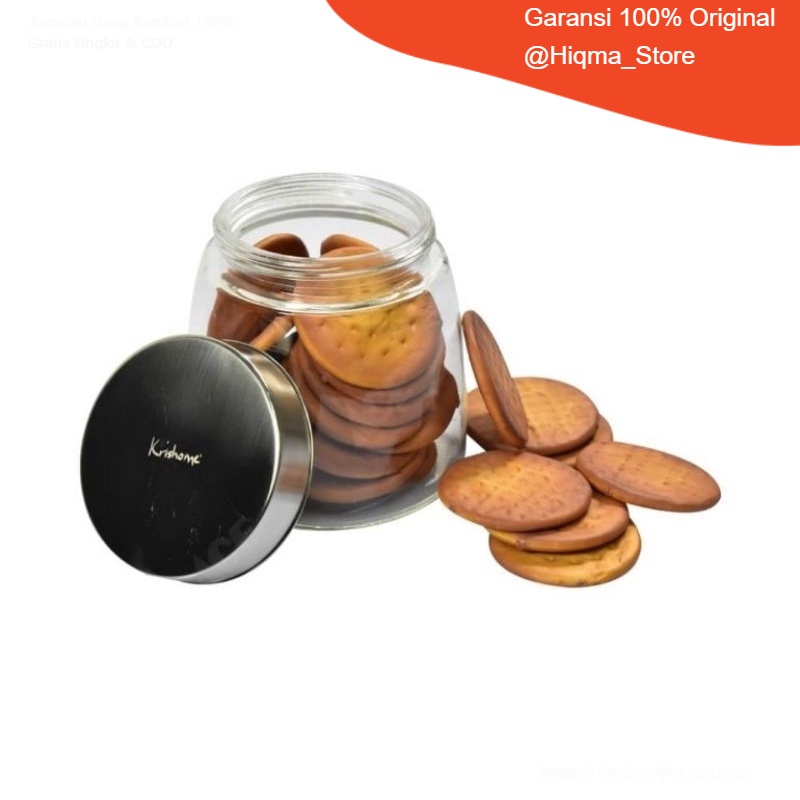 Toples Kaca Krishome 900ml / Toples Kaca / Toples