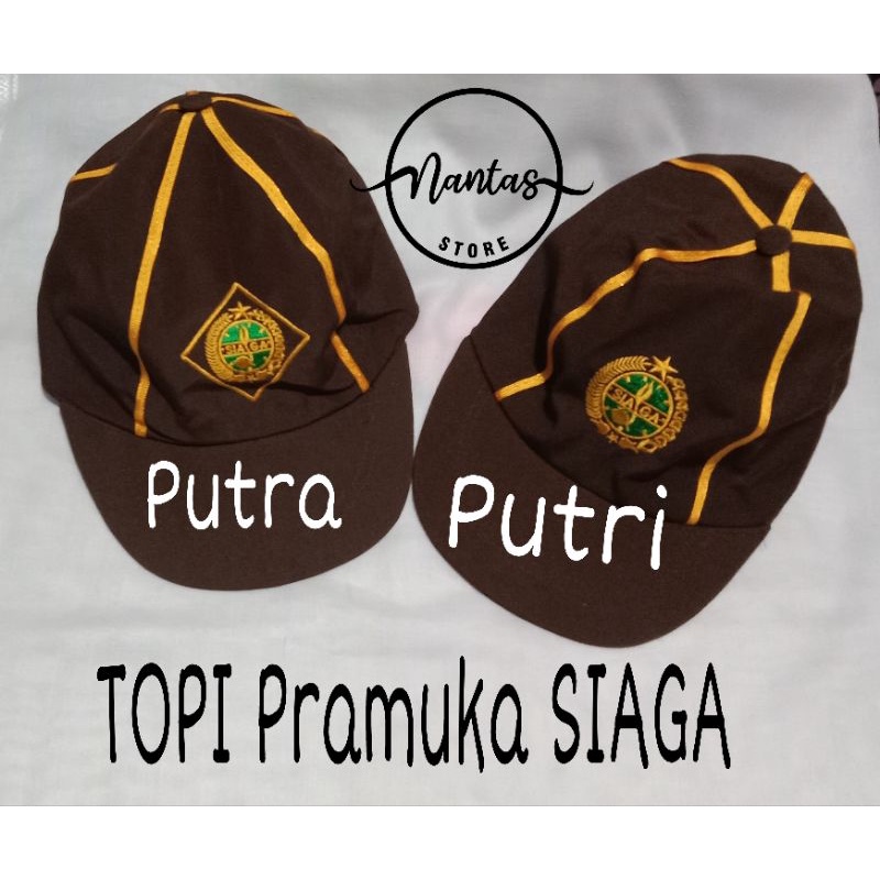 Topi Pramuka Siaga Putra Putri Topi Siaga Laki Laki Perempuan