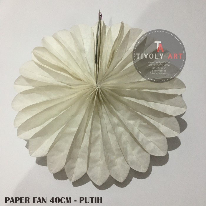 

Paper Fan 40 Cm - PUTIH Termurah