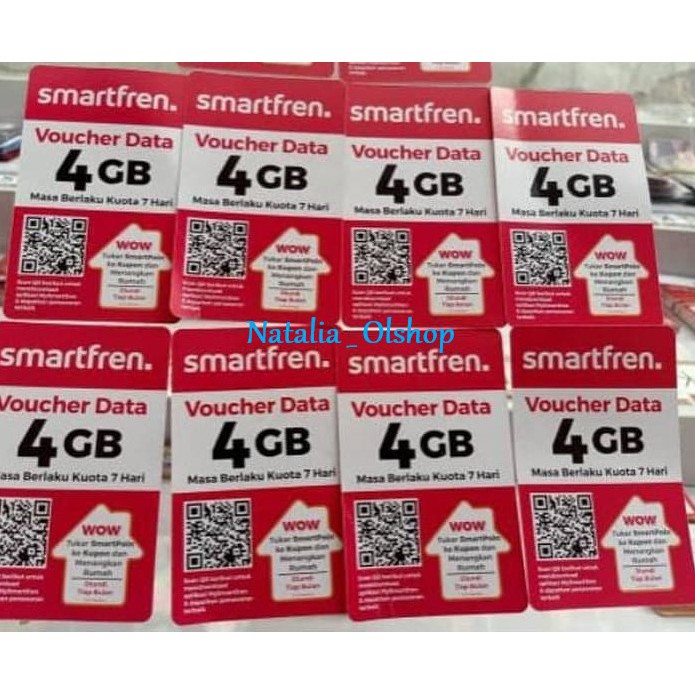 Voucher SMARTFREN 4 GB