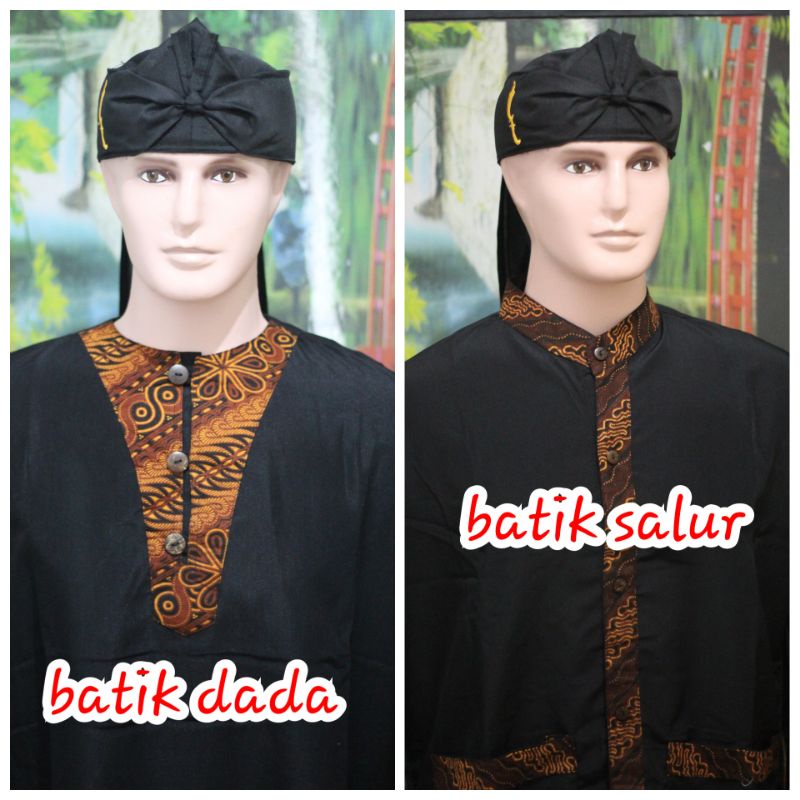 BAJU PANGSI STELAN BAJU CELANA PANGSI  SILAT SUNDA JAWA BETAWI TRADISIONAL