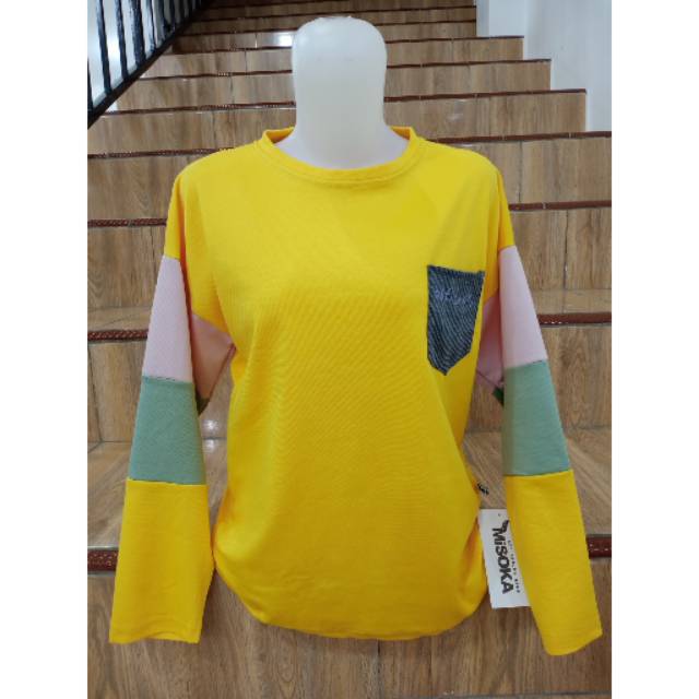 Kaos MISOKA Wanita Lengan Panjang