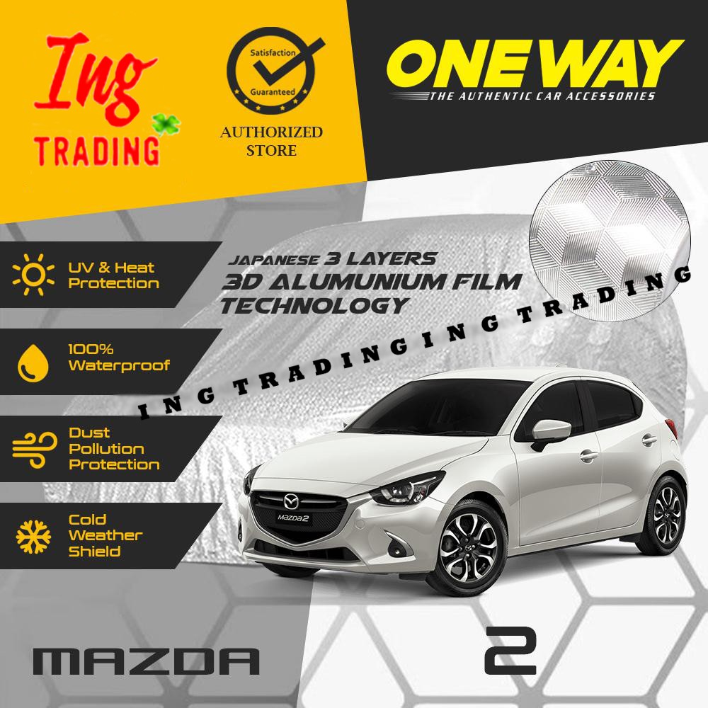 Cover Sarung Mobil MAZDA 2 MAZDA2 Anti Air Waterproof 3 Lapis