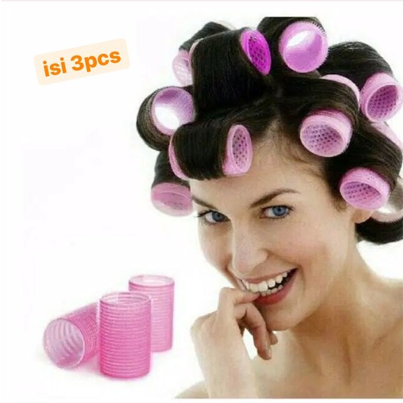 Rol Keriting Ikal Curly Rambut/ Hair Curler / Roll Rambut Magic/Roll Rambut / Rol Keriting Set 3 pcs