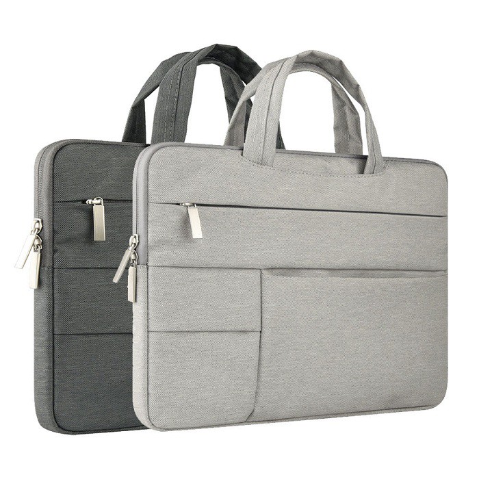 Tas Laptop Macbook Gaming Softcase Sleeve Nylon Pocket Handstrap 15.6 15 16 inch
