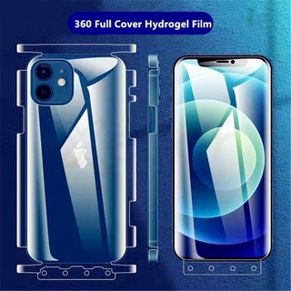 Stiker Hydrogel Pelindung Layar 360 Derajat Untuk Iphone 14 pro max 13 12 pro max 7plus / 8 / 8plus / 11 / 11 pro max