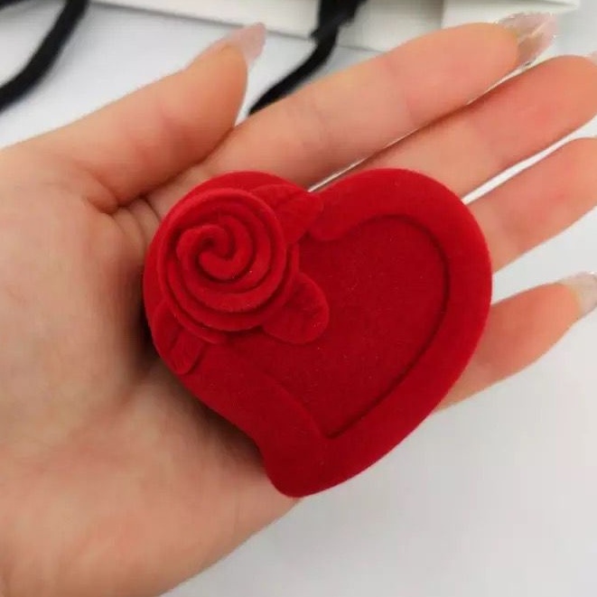 Box Kotak Cincin Perhiasan Mini Travel Jewelry Box Penyimpanan Emas Bentuk Persegi Cincin Box Serbaguna Perhiasan Untuk Kado Ulang Tahun F532