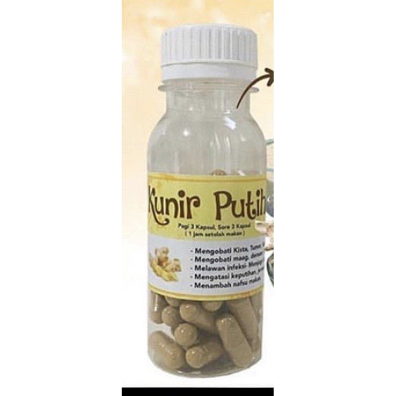 kapsul kunir putih
