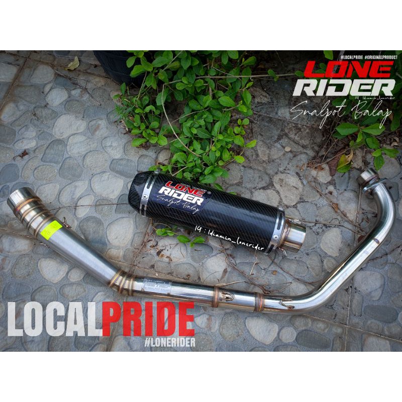 Lone Rider Original NCB - RR ft. Megaphone Carbon - NEW CB150R / SONIC 150R