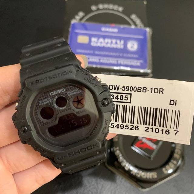 Gshock DW 5900 BB 1dr