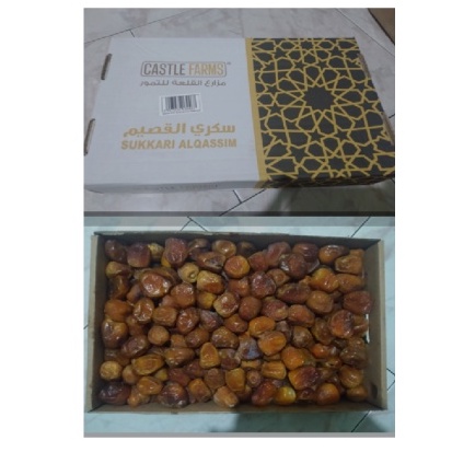 

Kurma Sukkari Al Qassim | Castle Farms | 3 kg Dijamin Original 100%