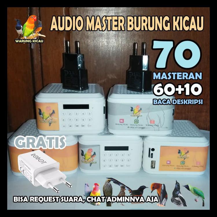 Masteran Burung Kicau Speaker Audio Full Termurah Semua Burung Juara Terlengkap