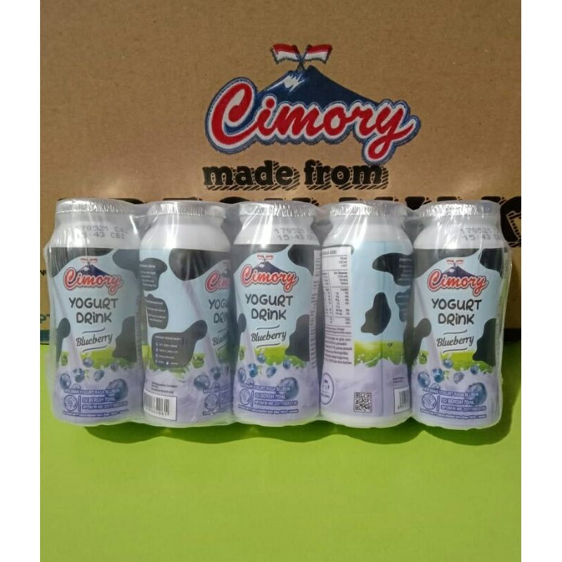 

CIMORY YOGURT DRINK MINI 70ml RASA BLUEBERRY/PACK(ISI 5 PCS)