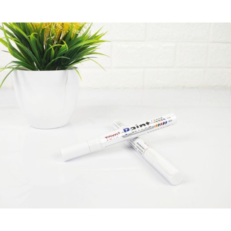 

SPIDOL TOYO Spidol Ban Mobi Spidol Ban Motor ORIGINAL Paint Marker - Putih