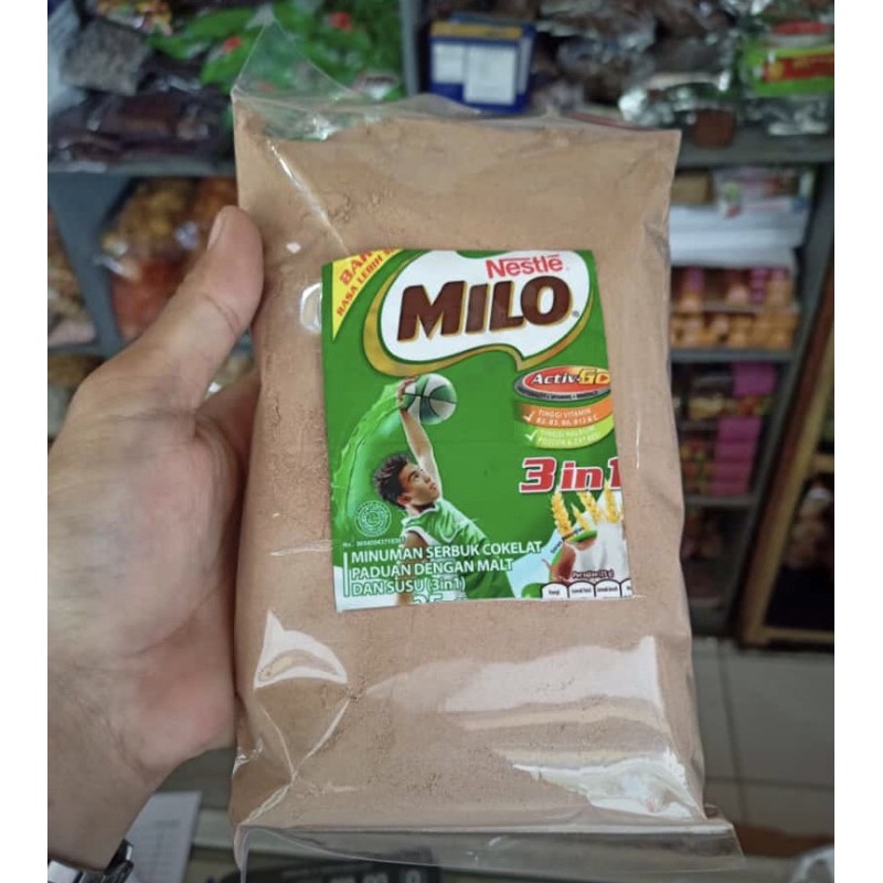 

milo serbuk 3in1 500gr repack