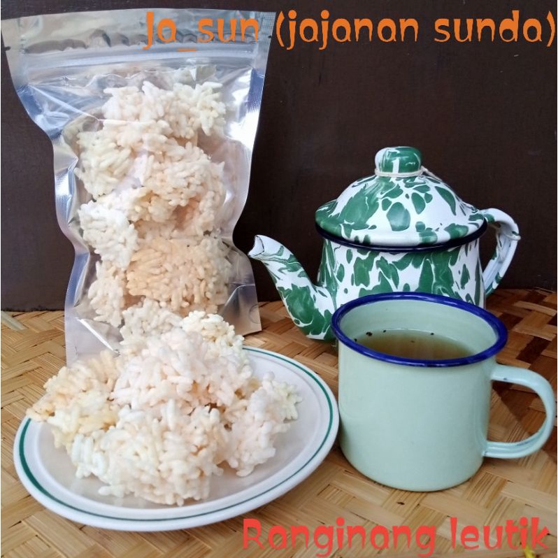 

Rangginangkecil/rangginangimut/snack/cemilan/jajananbandung/kuliner 200gr Rp 15.000
