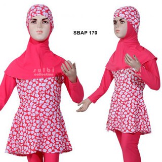 Baju Renang Anak Muslim Muslimah  Sulbi SBAP 175 Shopee  