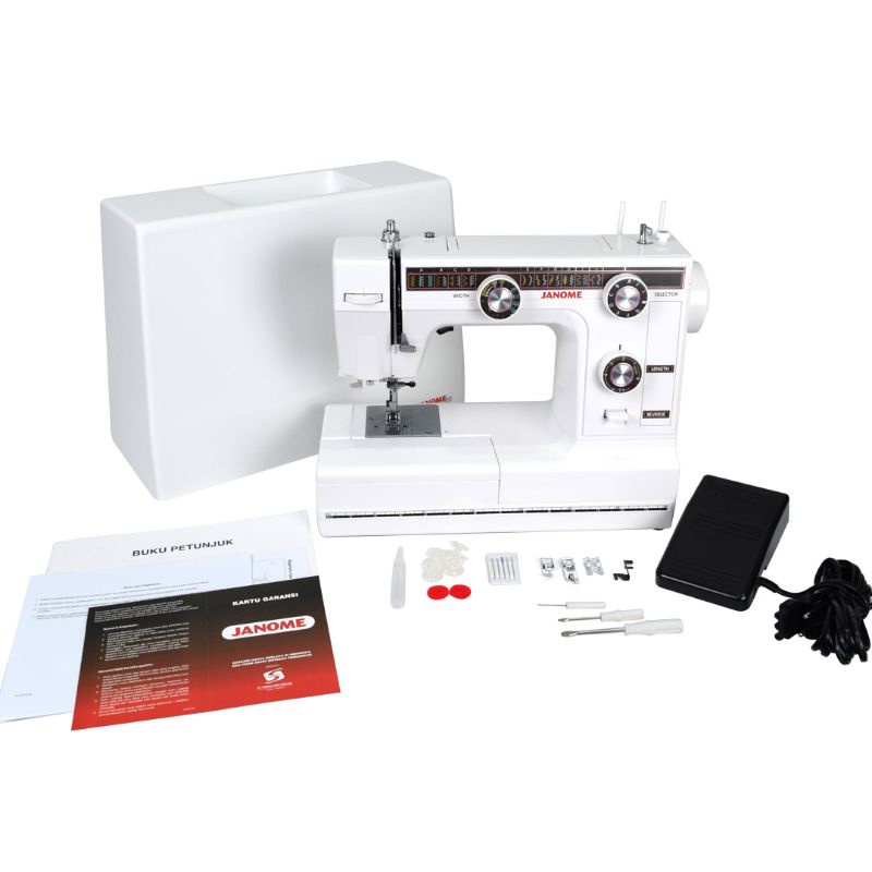 Janome 380 - Mesin Jahit Janome 380 Portable Body Full Besi