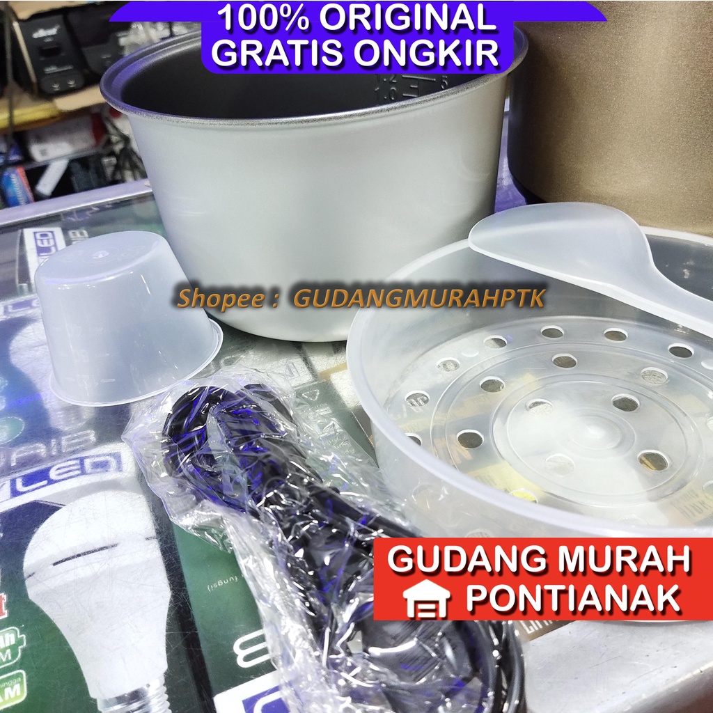 Magic Com niko Motif EMAS Kuning GOLD/Rice Cooker niko NK 12 / penanak nasi 1,2 Liter serbaguna memasak sekaligus menghangatkan