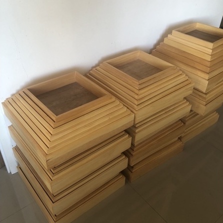 Hantaran Kayu 37,5x37,5 Plus Tutup Akrilik Box Kotak Seserahan Hantaran Kayu Sama Sisi