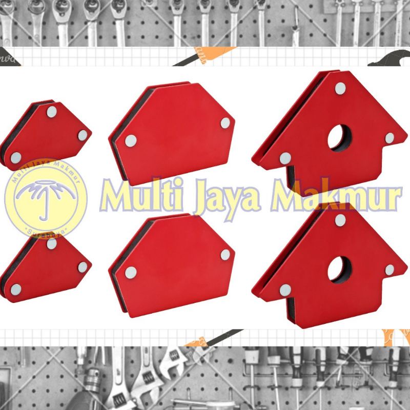 isi 6pcs siku magnet mini set untuk las / Arrow Magnetic Welding Holder