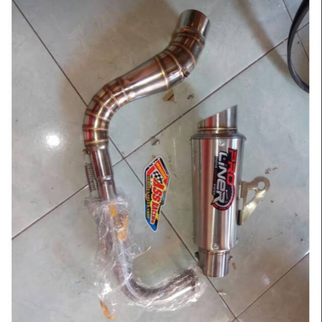 KNALPOT PROLINER TR-1R SHORT ALL METIC KNALPOT PROLINER NMAX BEAT AEROX VARIO MIO dll