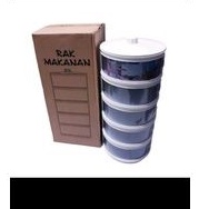 Rak makanan 5 susun tudung saji penutup makanan