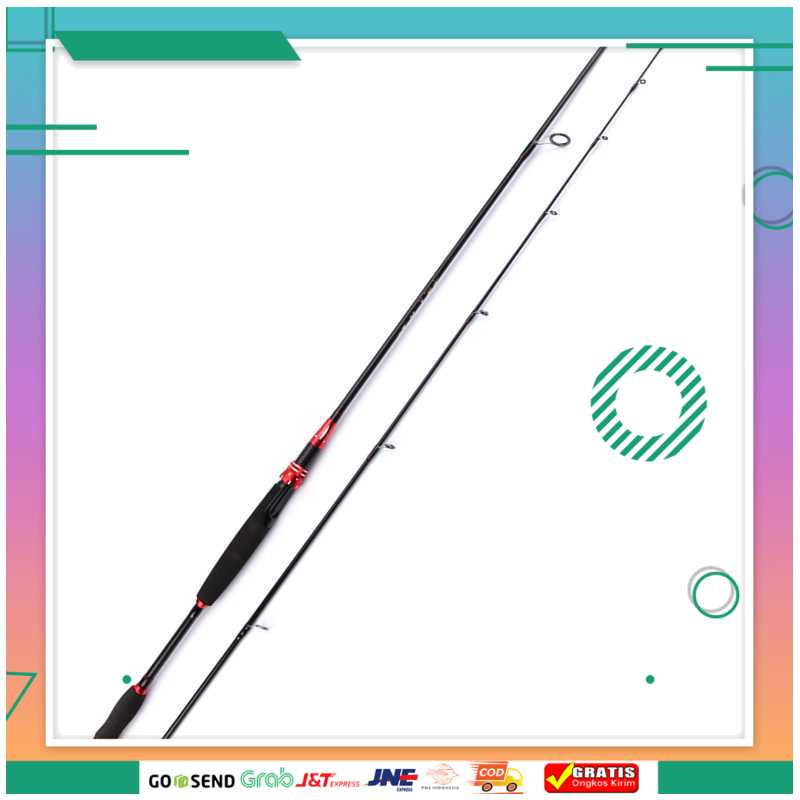 (BISA COD) FTIHSHPKabinwang Joran Pancing Carbon Fiber 2 Segments - KB361