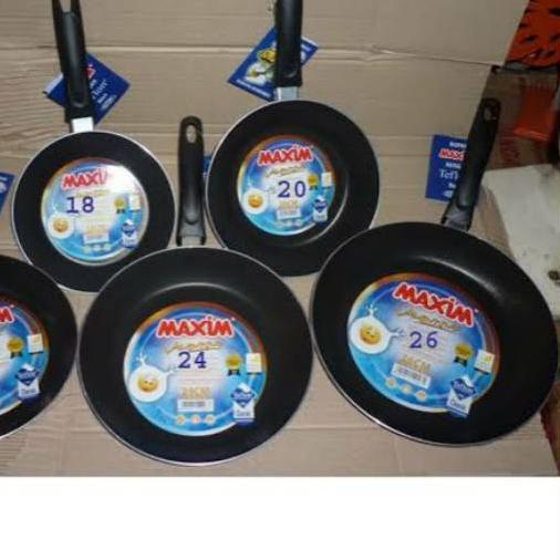 ◌ [ Maxim ] Teflon Maxim Valentino Ukuran 12, 18, 20, 22, 24, 26 cm ❆