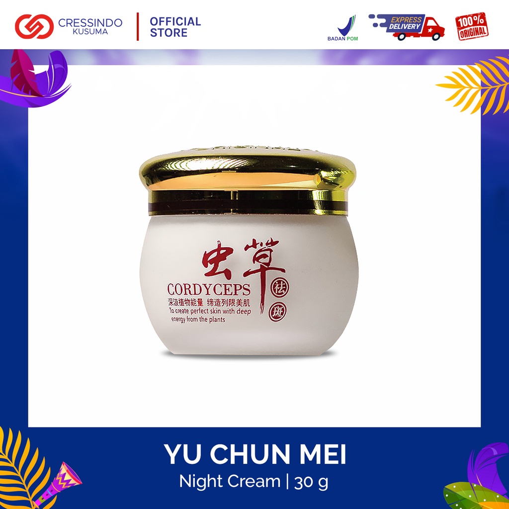 YU CHUN MEI CORDYCEPS Lightening Night Cream 30gr