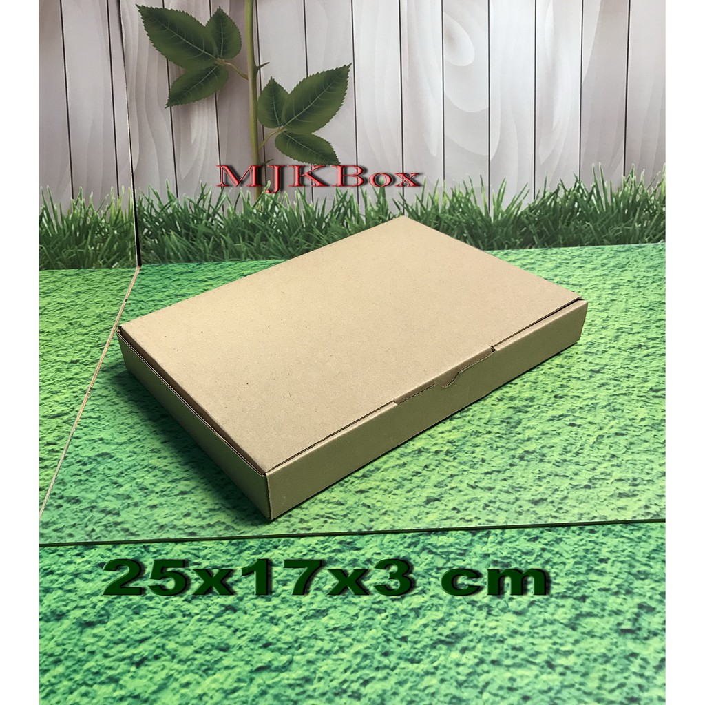 

Kardus Uk. 25x17x3 cm.......Die Cut karton box