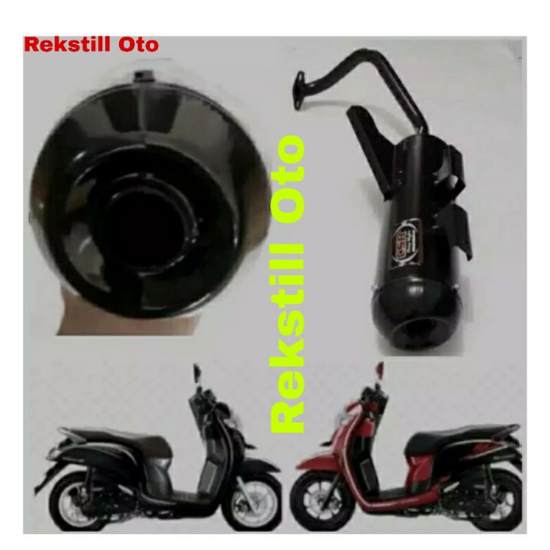 Knalpot Bobokan Standar Honda Scoopy fi