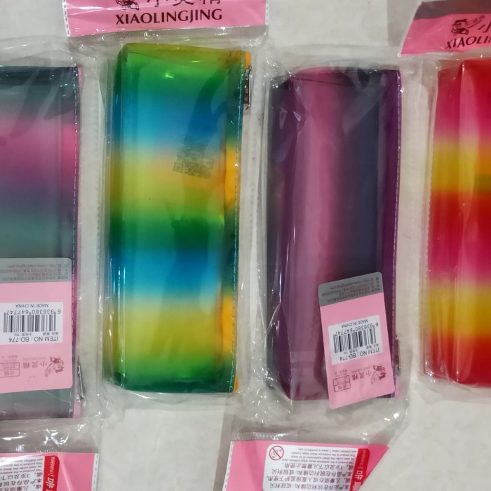 

Sale!!! Tempat Pensil Transparan Rainbow Seleting Xiaolingjing Bd-774 Limited