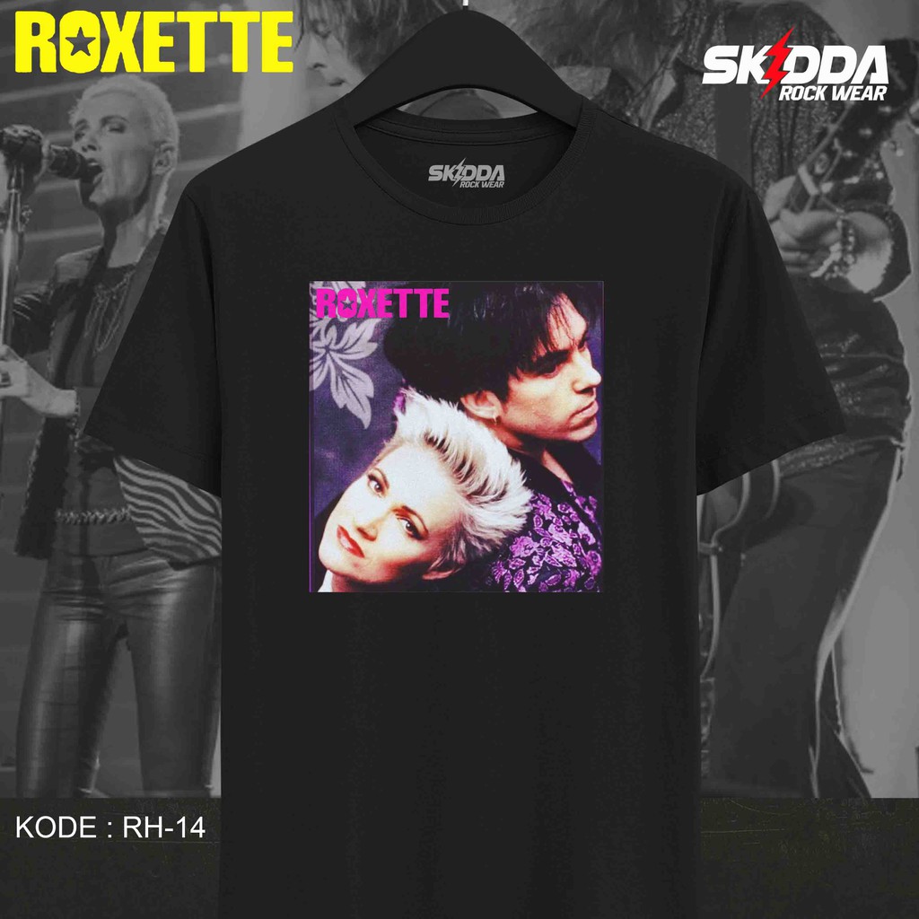 T Shirt Kaos Band ROXETTE - RH14 - Premium Black NSA