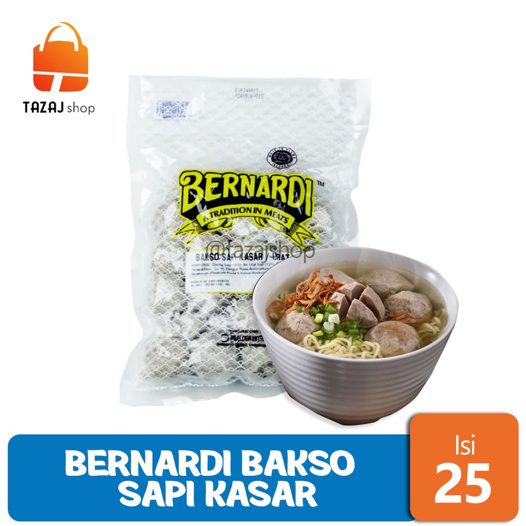 

Bernardi Bakso Sapi Kasar 25 biji