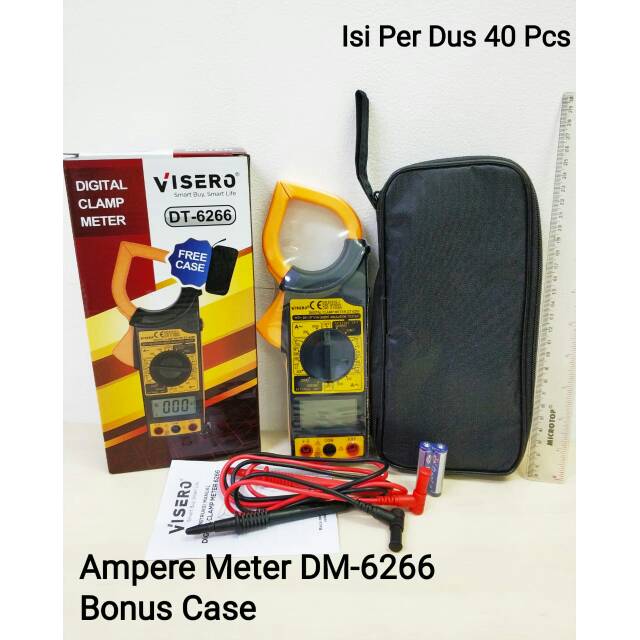 TANG AMPERE / CLAMP METER/AMPERE METER/TANG AMPERE DIGITAL VISERO (DT-6266)