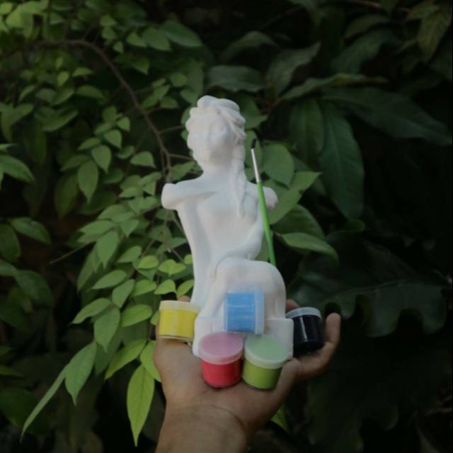 Celengan mewarnai / patung celengan mewarnai frozen