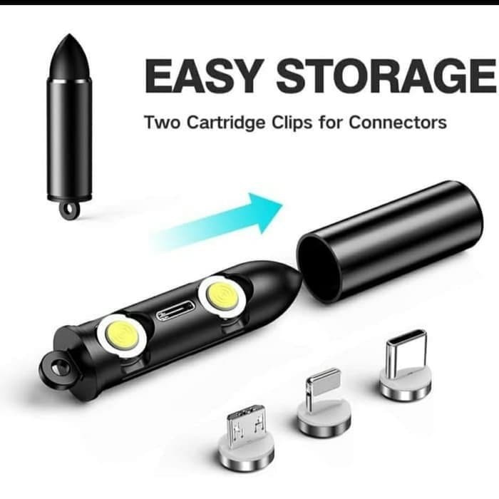 Kabel Data Magnetic Fast Charging Kabel Data Type C / Micro USB / IOS