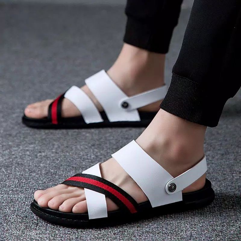 Brody BRAVO Sandal pria casual sandal slop puyuh kekinian model birken ban dua-1
