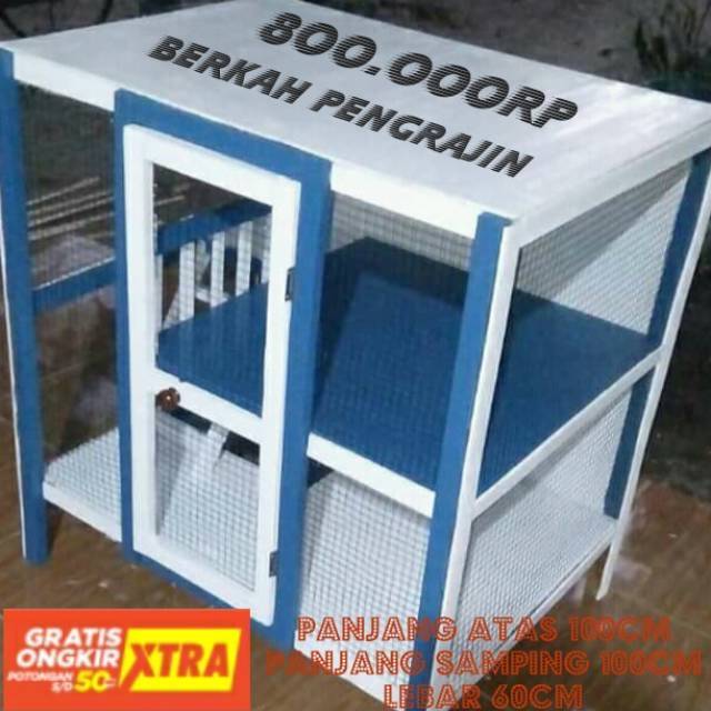 Promo Kandang kelinci cantik jumbo