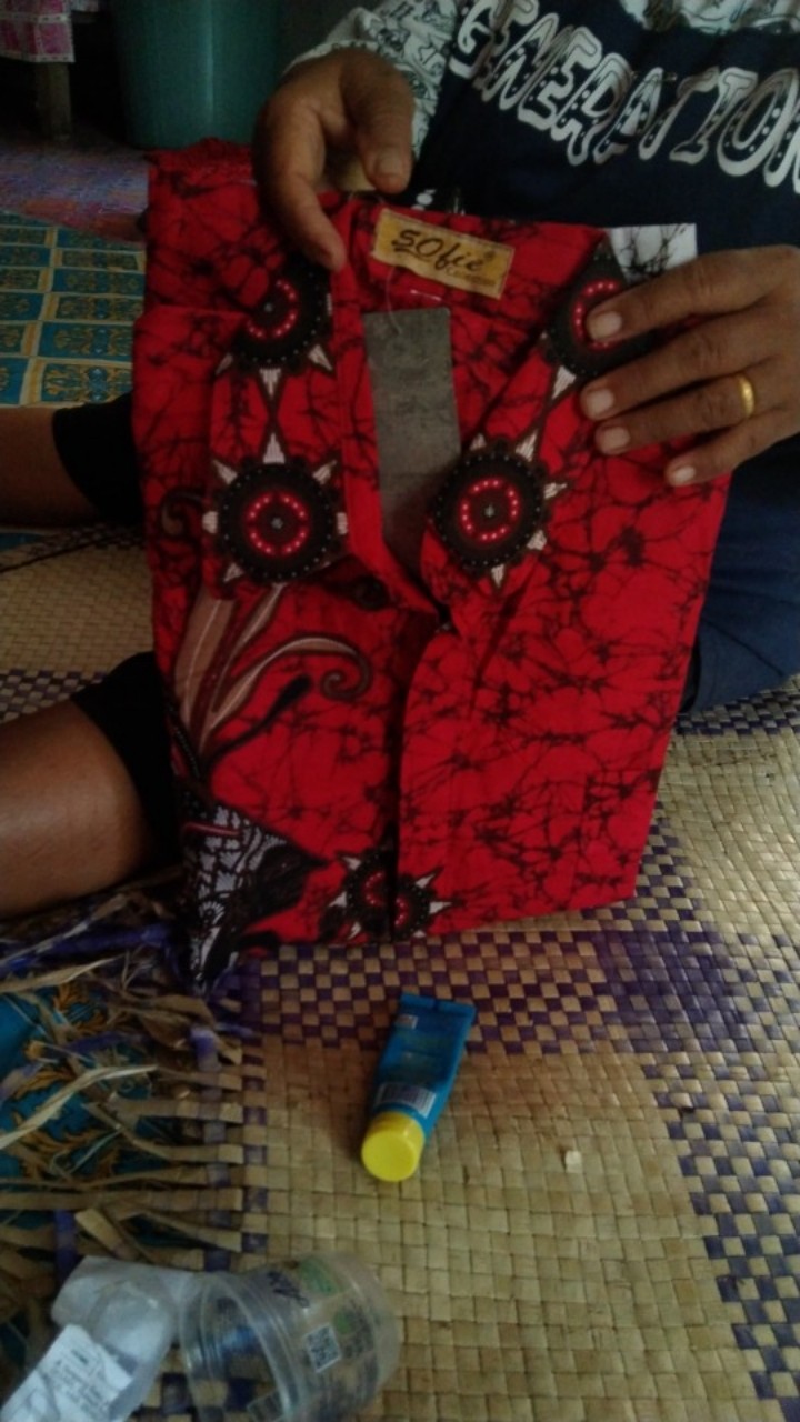 Rama Abang Kemeja Batik Pria Lengan Pendek Reguler M L Xl Xxl