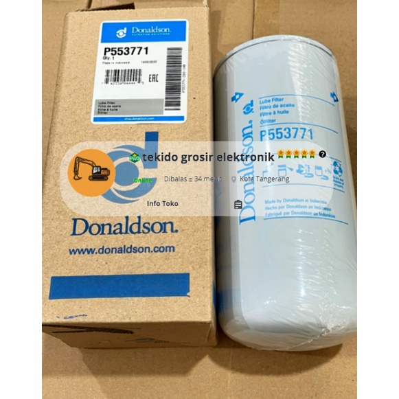 Filter Donaldson P553771 / W962 / LF4054 / 01174421