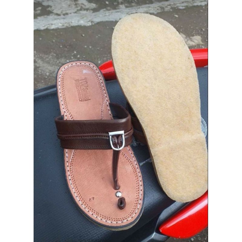 SENDAL TAROMPAH OUTSOLE ASLI KARET