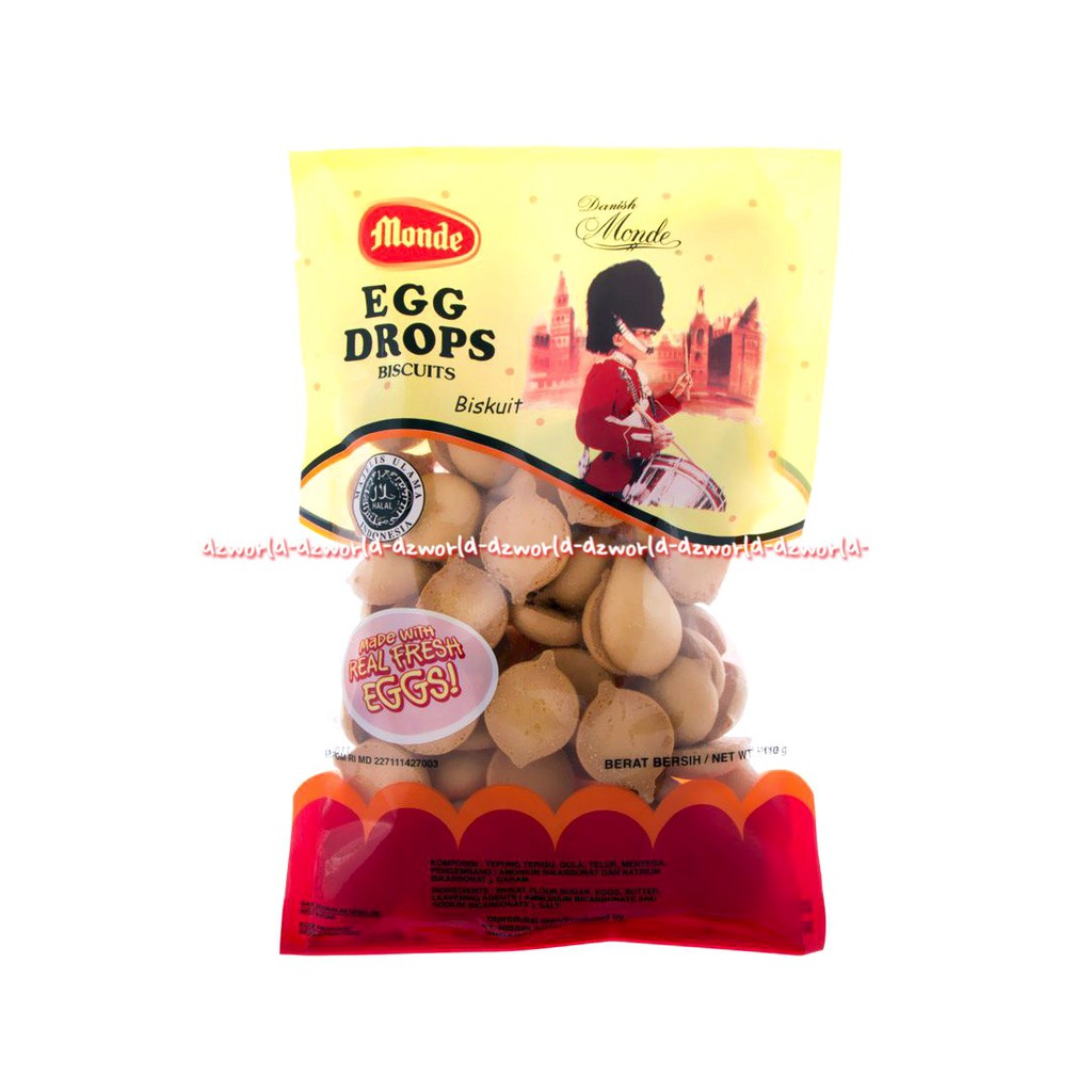 Monde Egg Drops Biskuit 100gr Biskuit Telur Renyah