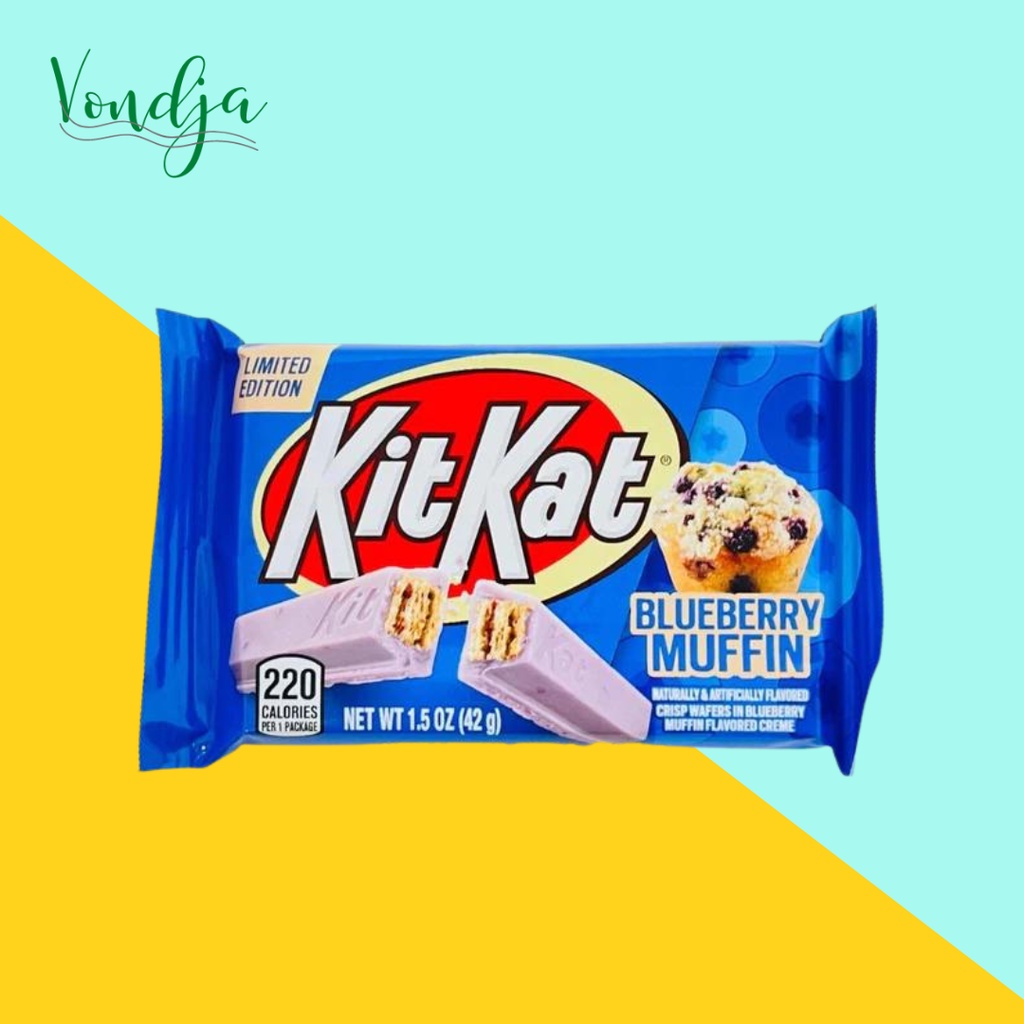 Jual KIT KAT Kitkat Blueberry Muffin Candy Bar Snack Import Limited