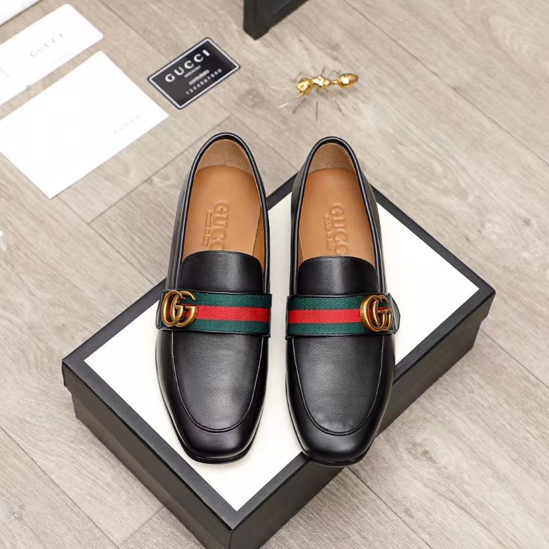 sepatu pria pantofel lv kulit hitam mirror formal cowok kerja resmi