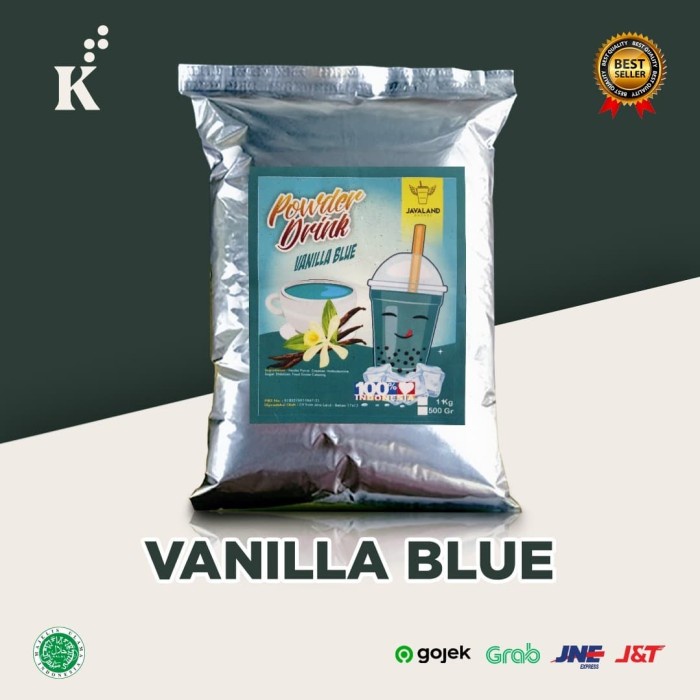 

DISKON - (BISA COD) Bubuk Minuman Bubble Powder Drink Vanilla Blue ORIGINAL Javaland 1kg