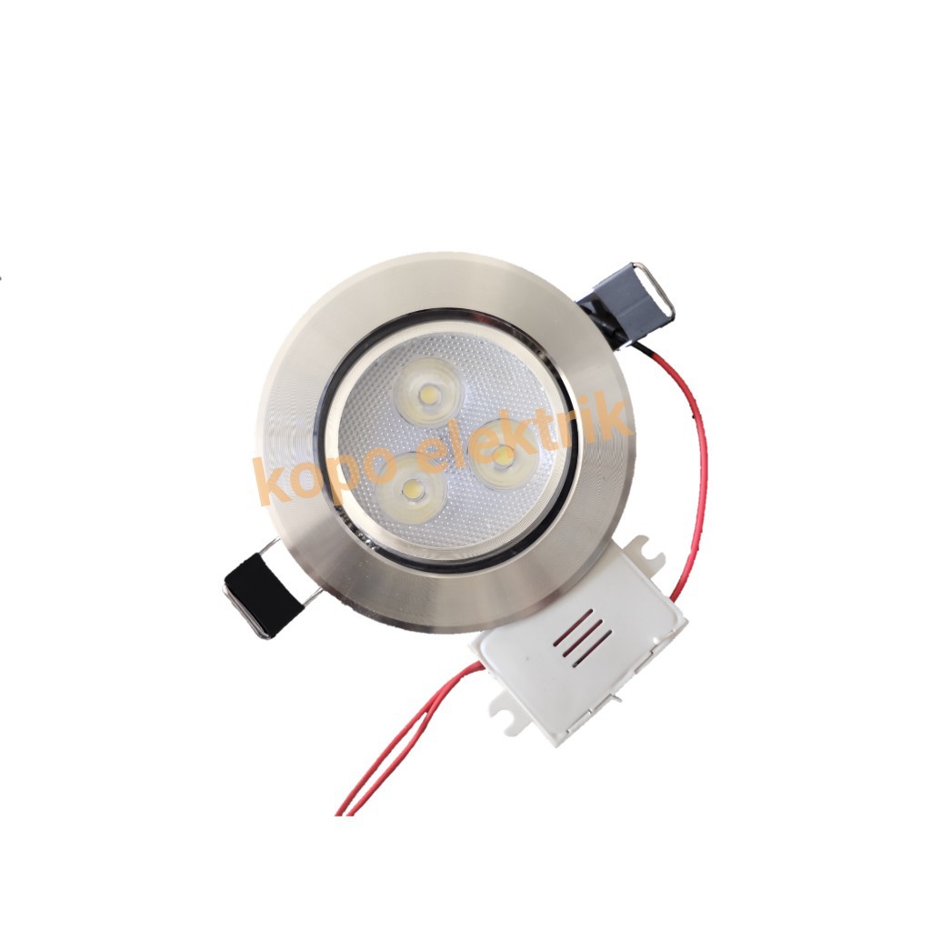 Lampu Led Downlight Spotlight 3 Watt Cahaya Putih